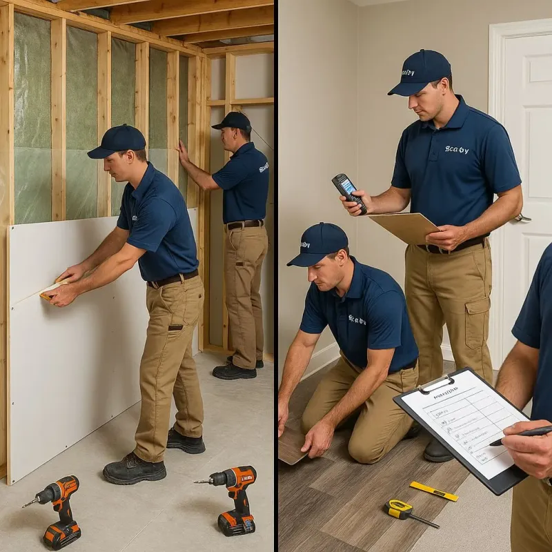 Repairs and Reconstruction process in Elmer, NJ